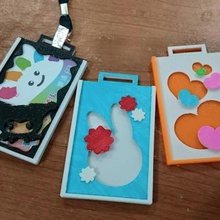 necklace card holder various 3d print model - Mito3D