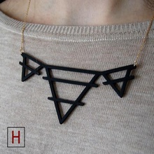 Halskette deltas, die mittlere Linie Schmuck Colliers Kette 3d print model - Mito3D