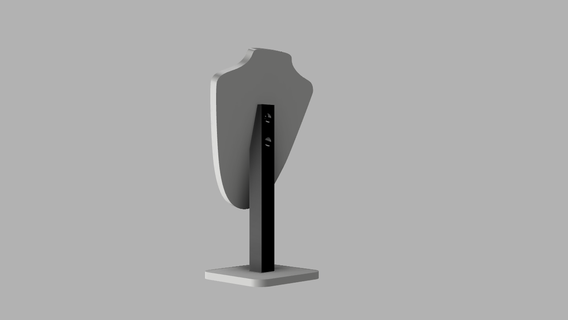 Halskette Anzeige Stand 3d print model - Mito3D