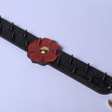 collar del soporte art de la cadena ordenado pared montado 3d print model - Mito3D
