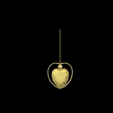 necklace heart jewelry pendant 3D print model - Mito3D