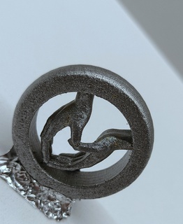 collana portachiavi cuore amore bigiotteria pendente 3d print model - Mito3D