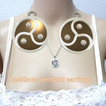 necklace pendant earrings bdsm swingers neck male female keychain fem-j-80 3d-print cnc triskelion triskele slave kinky domination belongs silver protective cross sun flower mystic fashion decoration decorative attracting grass valentine's_day gold jewelry heart jewellery girl gift gifts capacity clay engraving milling carving woodcarving wood_carving design art 3d print model - Mito3D