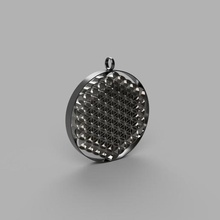 necklace sempiternal jewelry fashion art bring horizon rock metal 3d print model - Mito3D