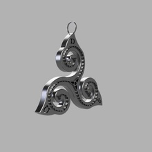 necklace triskelion jewelry rock jewerly teen wolf art varius 3d print model - Mito3D