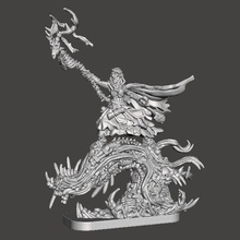 necromancer wizard hero miniature model fantasy games dnd 3d print model - Mito3D