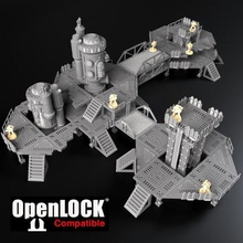 necromunda terrain compatible openlock game boardgame tabletop miniature 3d print model - Mito3D