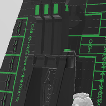 necron entrances - wh40k architecture scratchbuild tabletop land warhammer40k warhammer 40000 40k buildings structures 3d print model - Mito3D