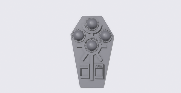 necron game tracker 3d print model - Mito3D