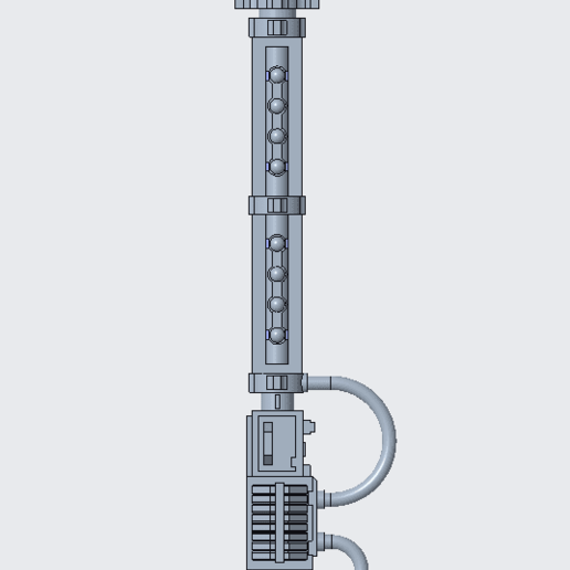 necron pesado destruidor Gauss canhão warhammer40k 3d_printer_accessories 3D print model - Mito3D