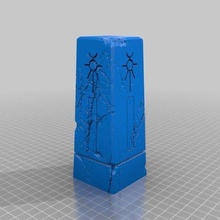 Necron Obelisk Architektur wh40k Gebäude Strukturen 3d print model - Mito3D