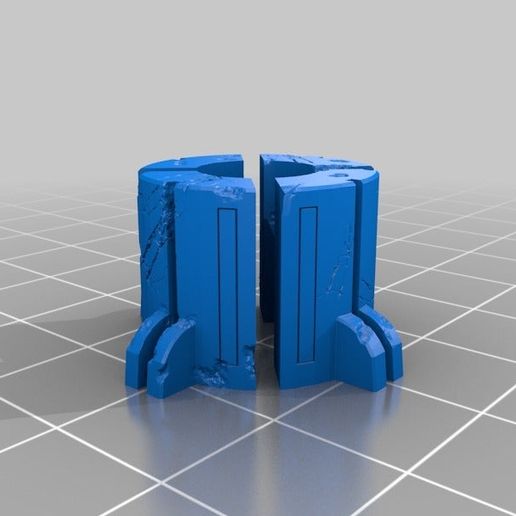 Necron Leistung Generator Architektur wh40k Gebäude Strukturen 3D print model - Mito3D