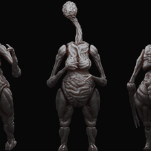 necronauts annelids action figure art toy alien crytpid monster creature ball joints worms artistic nudity 3d print model - Mito3D