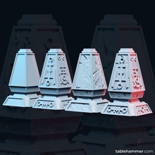 necroide obelisks 3d print model - Mito3D