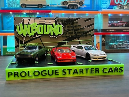 need speed unbound prologue cars display 164 164scale scale displaybase base nfs nfsunbound needforspeed needforspeedunbound dodge dodgecharger lamborghini lamborghinicountach nissan nissans14 3d print model - Mito3D