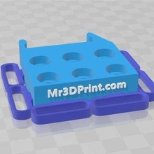 needle file caddy tool 2040 extrusion ender 5 holder 3d printer accessories 3d print model - Mito3D