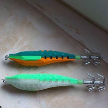la aguja de plantilla atraer a v3 varios los cefalópodos sepia drop shot calamar jigging señuelo pesca camarones 3d print model - Mito3D