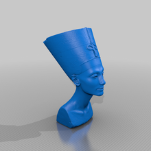 Nefertiti oyuk versiyon Sanat 3d print model - Mito3D
