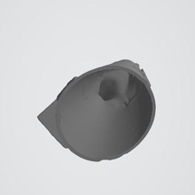 Nefertiti tencere 3d print model - Mito3D