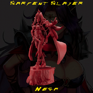 nega serpent slayers anime cartton toy bust girl woman slayer figure sculpt zbrush free barbie warrior sailor moon amazon 3d print model - Mito3D