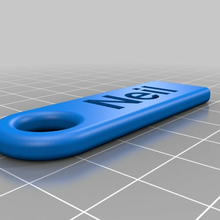 neil personalized key chain fashion customized accessories 3d print model - Mito3D