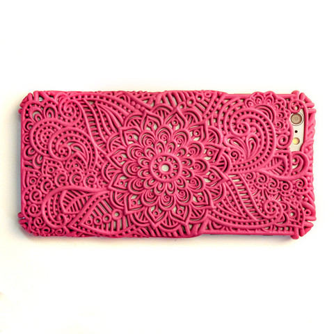neisha art case iphone6+ gadget floral Blume indian mandala plus 3D print model - Mito3D