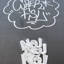 Wordart grafite arte rua 3d print model - Mito3D