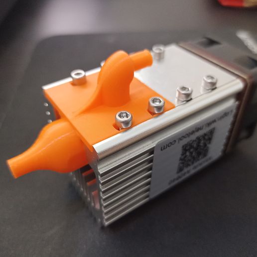 neje 40w a40640 15w Ausgabe Laser Modul Luft helfen Düse Extruder Werkzeug a40630 Unterstützung Cutter 3D print model - Mito3D