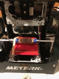 neje mini laser caneta mandril rotativo gabarito 3d impressora partes 3d print model - Mito3D