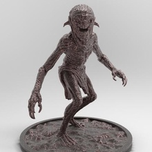 nekker witcher 2 jogo bestiário fantasia tampo de mesa miniatura criatura animais monstro besta hardtoprint escultura figurinhas a arte fanart 3d print model - Mito3D