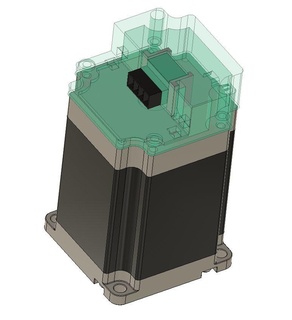 nema23 casquette logement cnc sphinx moteur openbuilds machine outils 3d print model - Mito3D