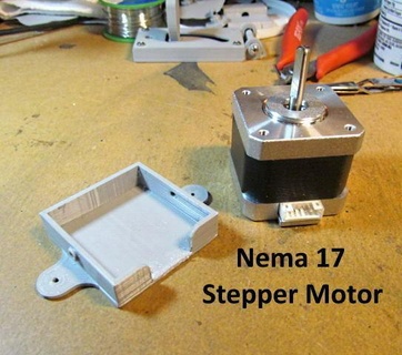 nema 17 stepper motor mount Tools electronics 3d print model - Mito3D