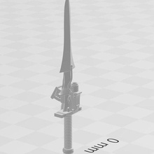 justicia espada juego gris caballeros inquisición 40k pícaro comerciante martillo viejo 3d print model - Mito3D