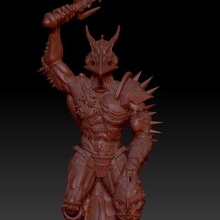 Némésis démoniste figure 3d print model - Mito3D