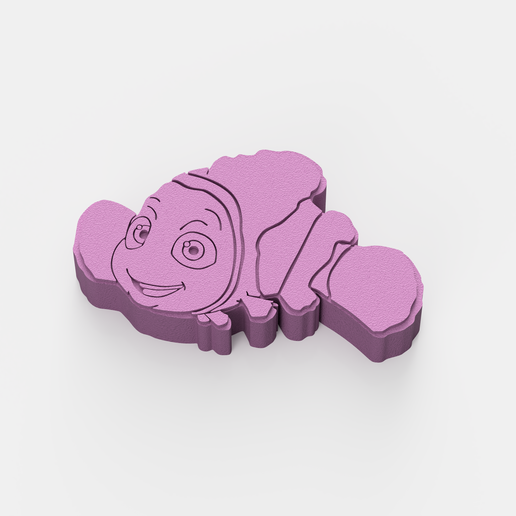 nemo pesce bagno bomba muffa solido shampoo 3D print model - Mito3D