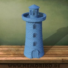 nemoriko Tischplatte Leuchtturm Turm Aufruhr leuchtturm 3d print model - Mito3D