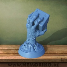 nemoriko tabletop zombie dice hand game sculpt figure boardgames 3dprintable marker 3dprinting printable 3d print model - Mito3D