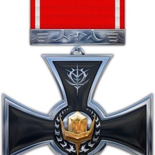 neo zeon victoria cross medal military 3d print model - Mito3D