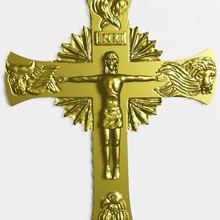 caminho neocatecumenal cruz a arte de cristo religião igreja 3d print model - Mito3D