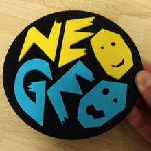neogeo logo game snk shodown samurai kof deadly fury metal slug 3d print model - Mito3D