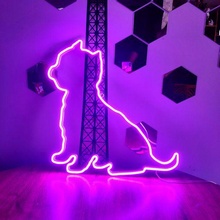 Neon Hund rgb 3d print model - Mito3D