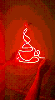 neon flex light coffee mug lamp led cup 3d print model - Mito3D
