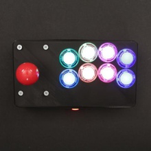 neopixel arcade boutons jeu 3d print model - Mito3D