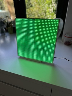 neopiksel Led panel 1024 ledler kablosuz internet erişimi kontrol adım Talimatlar ev ah armatür tasarım Sanat ruh hali apartman yaşayan oda ambiyans ışık dimmer Bambu wled LED paneli 3d print model - Mito3D