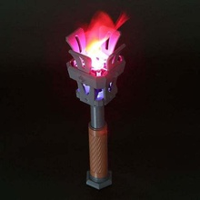 neopixel led torch arduino circuitpython cosplay fire flame gemma m0 prop props 3d print model - Mito3D