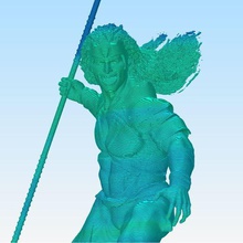 Neptun Kunst fanart heros Meer aquaman 3d print model - Mito3D
