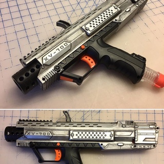 nerf Apolo rival desintegrador bozal extensión pistola juguete 3d print model - Mito3D