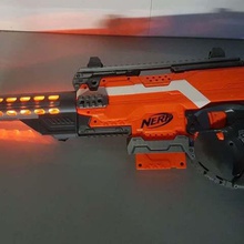 nerf barile ferroviario illuminato vari sport all'aria aperta arma stryfe mod pistola blaster nerfgun nerfbarrel 3d print model - Mito3D