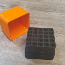 nerf dardo armazenamento caixa x25 capacidade brinquedo 3d print model - Mito3D