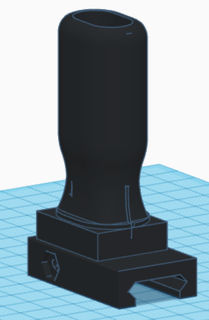nerf Vordergriff 3d print model - Mito3D
